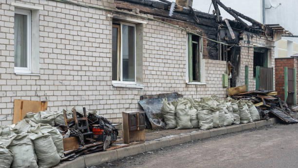Professional Fire Damage Repair technician working in South Haven, MN
